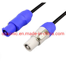 China Led Power Cable Waterproof 3 Core Power Cord Speaker Cable Xlr Plug Speakon Male To Male For Stage Light Beam Lamp Cable China Male Speakon To Speakon Cables Waterproof 3 Core Power