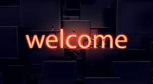 Welcome Lettering Typography Neon - Free photo on Pixabay