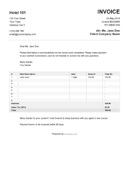 31+ Simple Hotel Bill Format In Word Pictures
