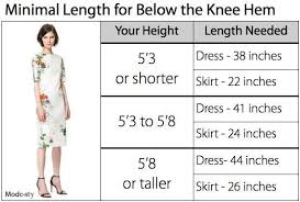 Length Chart Modest Dress Length Fashion Diy Fashion