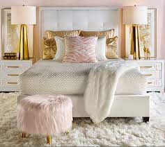 blushing bedroom gold bedroom decor