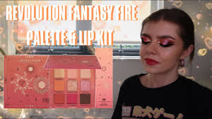 revolution fantasy fire palette and lip