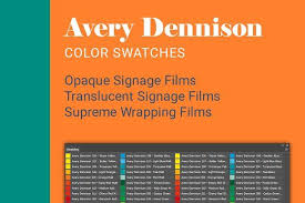 Avery Dennison Color Swatches By Hyriand On Creativemarket