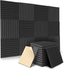 12 Pack Self Adhesive Acoustic Panels