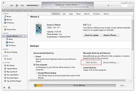 Connect iphone, open itunes, tap phone icon; How To Backup Iphone To External Hard Drives Itunes Or Icloud