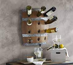 Wine Barrel Wall Mount Wine Rack