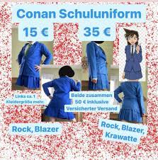 Cosplay Detektiv Conan Ran Mori Sonoko Suzuki Schuluniform in Baden-Württemberg  - Göppingen