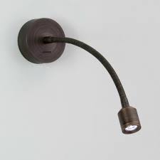 Fosso Switched Led Wall Light In Bronze