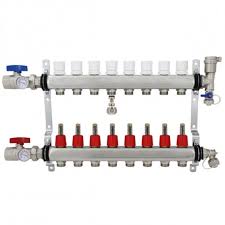 8 port stainless steel manifold for