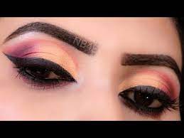pink golden eye makeup tutorial
