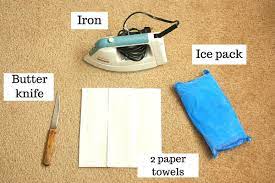 how to get wax out of your carpet in 5