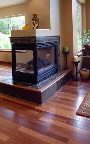 Transitional Peninsula Fireplace Design