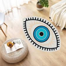 eye rug eye pattern indoor floor carpet
