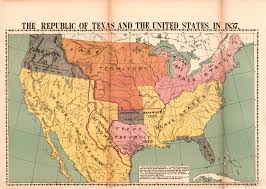 of texas and the united states in 1837