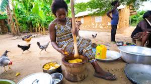 Read more about this african food, fufu recipe, pounded yam fufu, favorite soup or stew to match the fufu, foufou, foofoo or foutou is a staple starchy dish for african countries, specifically, west. Village Food In West Africa Best Fufu And Extreme Hospitality In Rural Ghana Youtube
