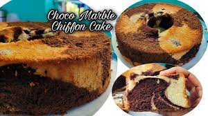 how to make choco marble chiffon cake