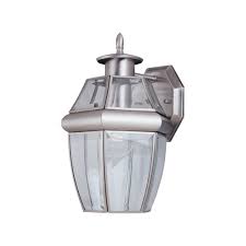 outdoor wall light with clear glass in