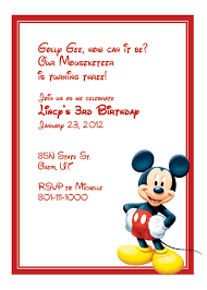 Mickey Mouse Free Invitation Wedding Invitation Templates