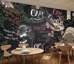 coffee wall decor mural cafe