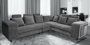 Download the perfect sofa pictures. Buy Amanda Corner Sofa In Dark Grey Colour By Primrose Online Contemporary Corner Sofas Sectional Sofas Furniture Pepperfry Product