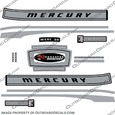 mercury 1966 3 9hp outboard engine decals