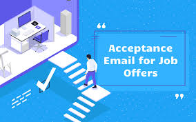 job offer acceptance email