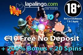 Sign and deposit to receive 200 free spins and €$2000 bonus.(certain countries restricted). 10 Lapalingo No Deposit Bonus 2020 Free Spins Casino