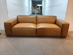 wickz 3 seater genuine leather sofa in