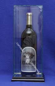 Magnum Wine Bottle Glass Display Case