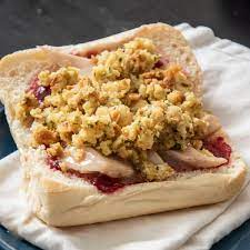 cranberry and turkey sandwiches