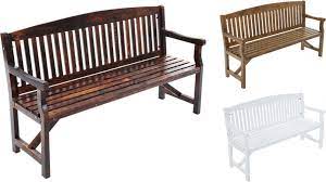 3 Seater Wooden Garden Bench Chair