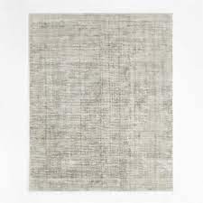 laval viscose solid grey area rug 6 x9