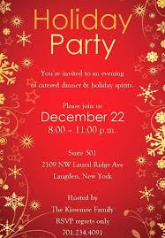 Invitation Designs Holiday Party Template Free Christmas Cards