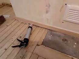 sealing gaps under skirting boards