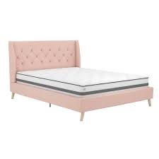 Novogratz Queen Her Majesty Bed Pink