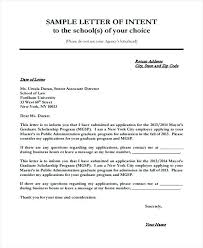 Letter Of Intent Example Job Elegant Templates Free Word