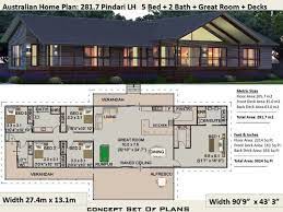 Acreage 5 Bedroom House Plan 281 7