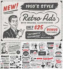 Retro 1950s Ads Templates Free Download