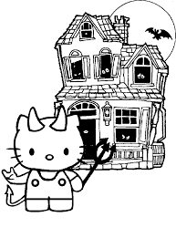 No nosso site você encontra uma grande variedade de desenhos para colorir e imagens para. Desenho De Hello Kitty E Casa Mal Assombrada Para Colorir Tudodesenhos