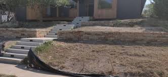 dry stack retaining wall in dallas
