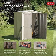 durable resin plastic storage shed