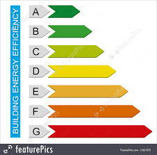 Illustration Of Building Energy Efficiency Chart