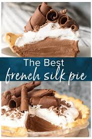 french silk pie recipe chocolate silk