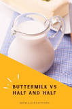 Is buttermilk and half and half the same?