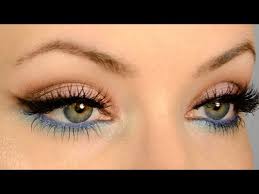 gold and blue eyes makeup tutorial