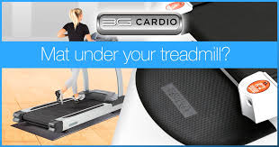 a mat under your treadmill