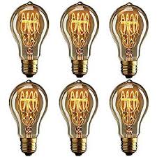Top Rated Hudson Lighting 60 Watt Vintage Edison Bulb Squirrel Cage Filament 120 Volts Dimmable 230 Antique Light Bulbs Vintage Bulb Edison Light Bulbs