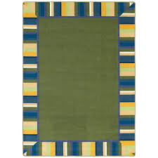 clean green bold area rug 1535c 01