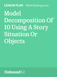 Module 4 lesson 1 activity 1 1. Math K Model Decomposition Of 10 Using A Story Situation Or Objects