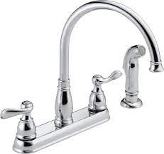 Find a functional and stylish faucet for your bathroom or kitchen at menards®! Delta Windemere Two Handle Chrome Kitchen Faucet At Menards